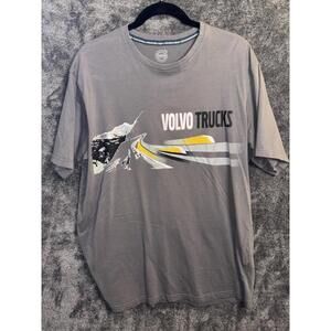 Volvo Trucks Official Merch T-Shirt Mens XL Gray Graphic Tee